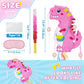 Wernnsai Foldable Dinosaur Piñata - Pull String Dinosaur Birthday Party Supplies Extendable Piñata With Blindfold Bat And Tassels Dinosaur Birthday Decoration Pink Dinosaur Piñatas For Classroom Game