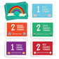 Rainbow Unicorn Rescue Board Game - Fun Cooperative Game for Kids Ages 4-8, Colorful Rainbow Design