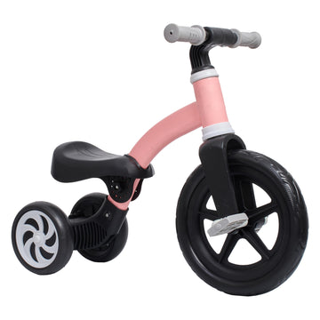 Banana Bike Kids Tricycles Age 2-4 - Removable Pedals And Adjustable Seat - 3 Wheel Balance Bike - 11 Inches Front Wheel - Devel
