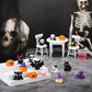 Chunful 30 Pcs Mini Resin Figures Halloween Miniatures Figures Pumpkin Ghost Skull Miniatures Bulk for Halloween Party Favors Ba