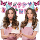 BIEUFBJI Butterfly Birthday Decorations Happy Birthday Banner Decor Fairy Happy Birthday Banner Fairy Garden Birthday Party Supp