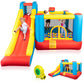 Joymor Bounce House Inflatable Bouncing Castle Play Center W/Air Blower, Jump'N Slide Bouncer, Suitable For Toddler Baby & Little Kids