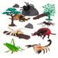 Terra By Battat – Bugs & Reptiles Figurines & Accessories – 60Pc Toy Animal Bucket For Kids – Insect Toys – Lizards, Grasshoppers, Beetles, And More – 3 Years + – Critters & Crawlers World