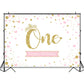 Avezano 1St Birthday Backdrop For Girl Pink And Gold Princess Birthday Party Photoshoot Crown Glitter Confetti Baby First One Ha