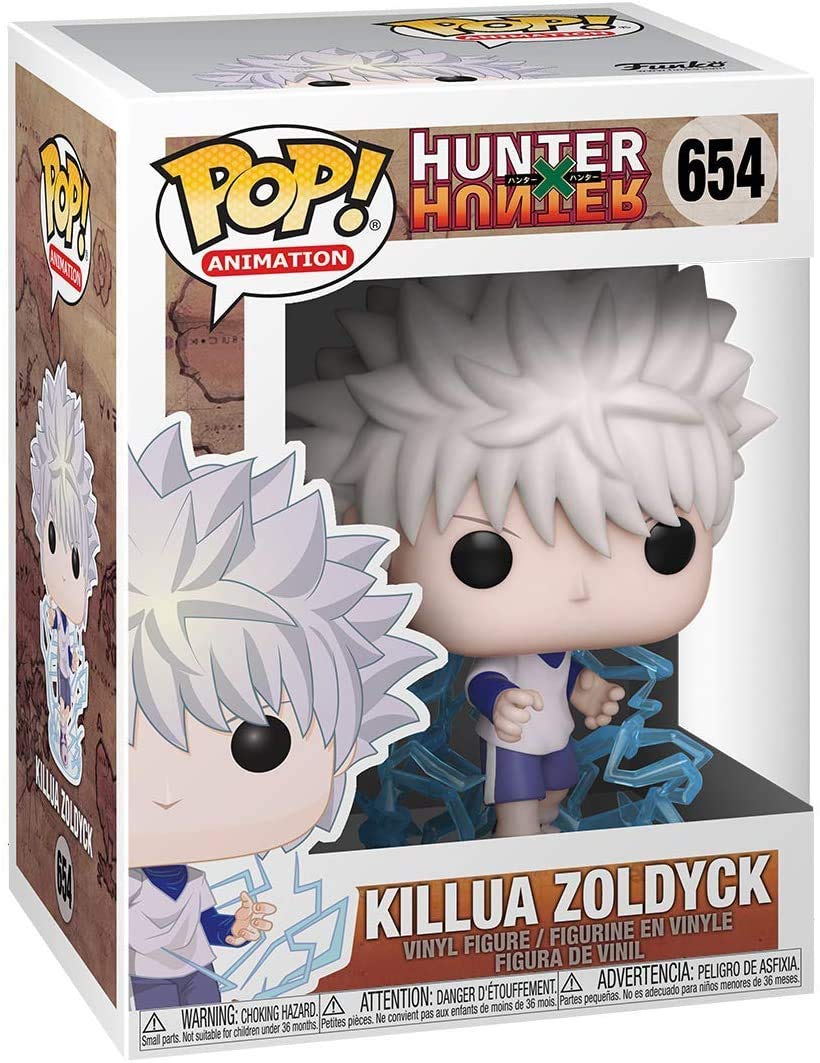 Pop Hunter X Hunter - Killua Zoldyck Funko Pop! Vinyl Figure (Bundled With Compatible Pop Box Protector Case), Multicolor, 3.75