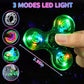 Gigilli Fidget Spinner For Kids Adults, Light Up Sensory Fidget Toys For Kids 4-8 8-12, Classroom Prizes Led Glow In The Dark Ha