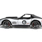 1969 Chevrolet Corvette Stingray ZL-1 #6 Black and Silver Bigtime Muscle Series 1/24 Diecast Model Car by Jada''''''