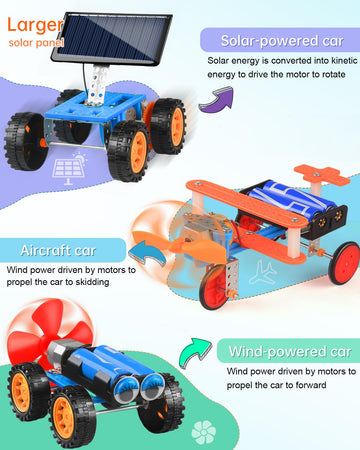 Poraxy Stem Kits For Kids Age 5-7 8-10, 6 Set Robot Building Toys For Ages 8-13, Science Activities Engineering Crafts Projects 6-8 8-12, Birthday Gifts For Boys Girls 6 7 8 9 10 11 12 13 Year Old