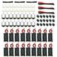 Eudax 18 Set Dc Motors Kit Mini Electric 1.5-3V 24000Rpm Hobby Motor With Aa Battery Holder For Stem Diy Toy -Like New