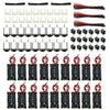 Eudax 18 Set Dc Motors Kit Mini Electric 1.5-3V 24000Rpm Hobby Motor With Aa Battery Holder For Stem Diy Toy -Like New