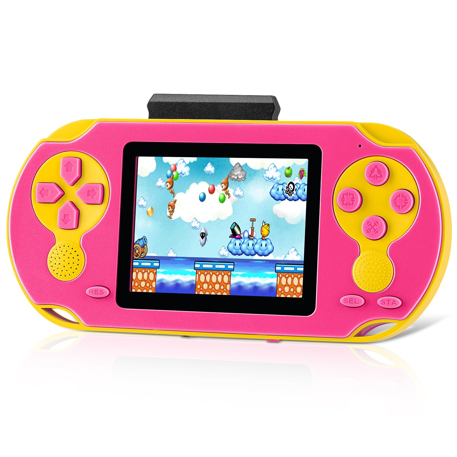 16 Bit Handheld Game for Kids, Video Game Player with Built in 230 HD Games, 3.0 Screen Retro Electronic Game Machine with 3 G