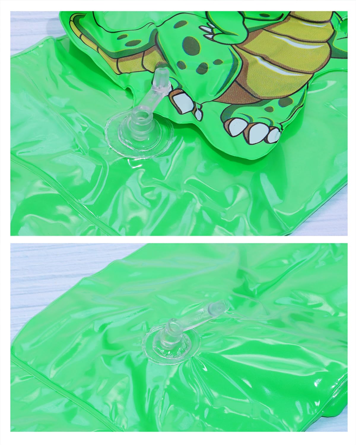PENTA ANGEL Swim Arm Floats - Inflatable Cartoon Dinosaur Arm Bands for Kids, PVC, Multicolor, 2Pcs, Perfect for Summer Pool Parties