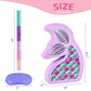 WERNNSAI Mermaid Piata - Mermaid Party Supplies Piata Bundle with Blindfold and Bat for Girls Kids Ocean Theme Birthday Party Ga