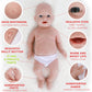Ivita 20 Inch Platinum Full Silicone Baby Doll Boy,Not Vinyl Material Dolls,Real Baby Dolls,Soft Silicone Realistic Baby Doll