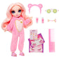 Rainbow High Jr High Pj Party - Bella, Pink 9' Posable Fashion Doll With Soft Onesie, Slippers, Fun Play Accessories, Great Toy Gift For Girls Kids Ages 4-12 Years