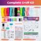 Paracord Bracelet Making Kit with Charms - Art & Craft Gift for Girls Age 8 9 10 11 12 & Teens 13 14 year old. Make Your Own Fri