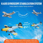 Vevor Rc Plane, 2.4Ghz 3 Channel Rc Airplane With 6-Axis Gyro Stabilizer&2 Batteries, Ready To Fly Bf-109 Fighter Aircraft Plane