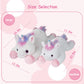 Gilfwm Weighted Stuffed Animals Unicorn - 20.5'' Cute Toy Pillow Plushie Gifts For Kids Boys Girls & Adults, 3 Lbs Ultra-Soft Wa