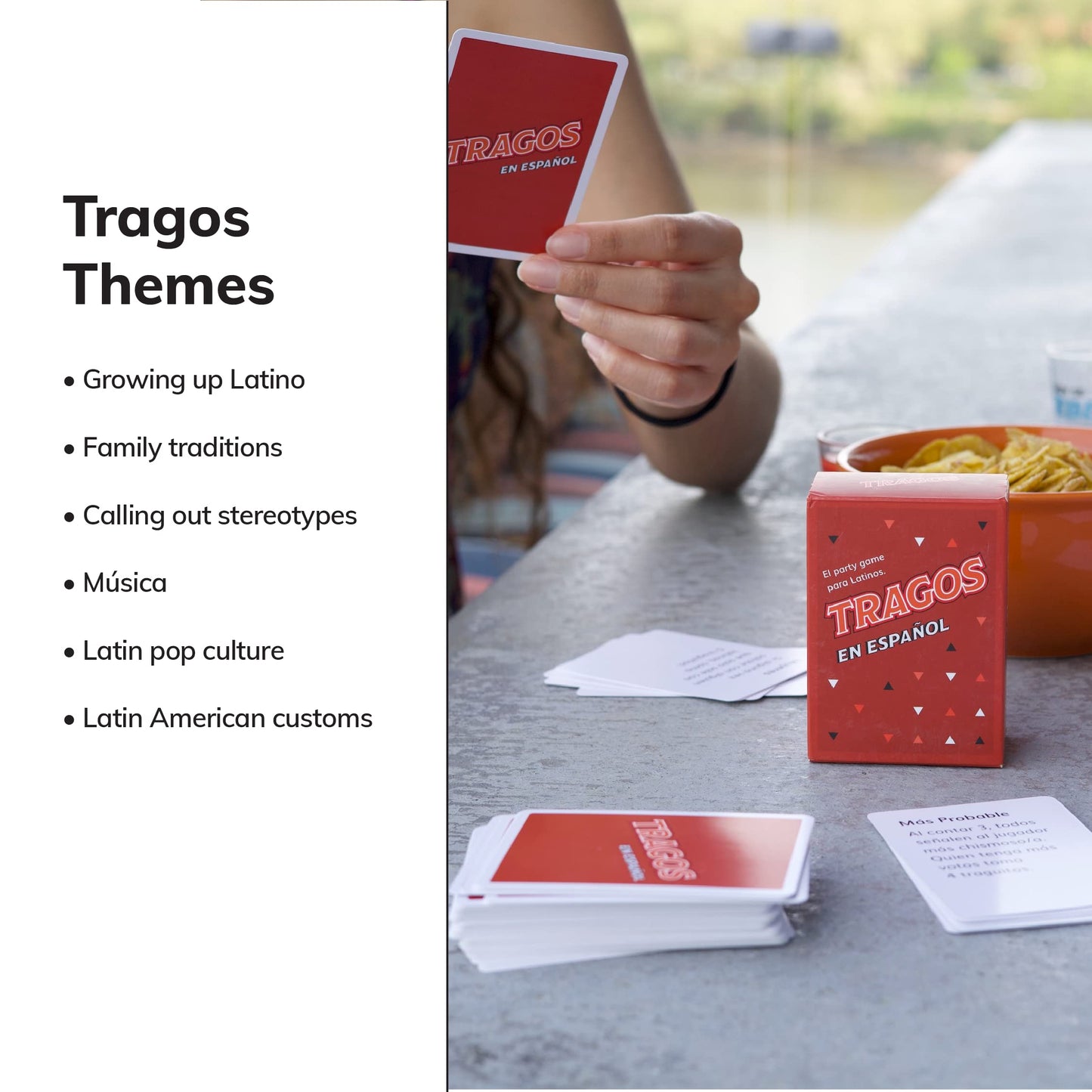 Tragos Original Game En Espaol For Latinos - Relatable Hilarious Cultural Spanish Card Game - Juegos De Mesa Para Adultos Origin
