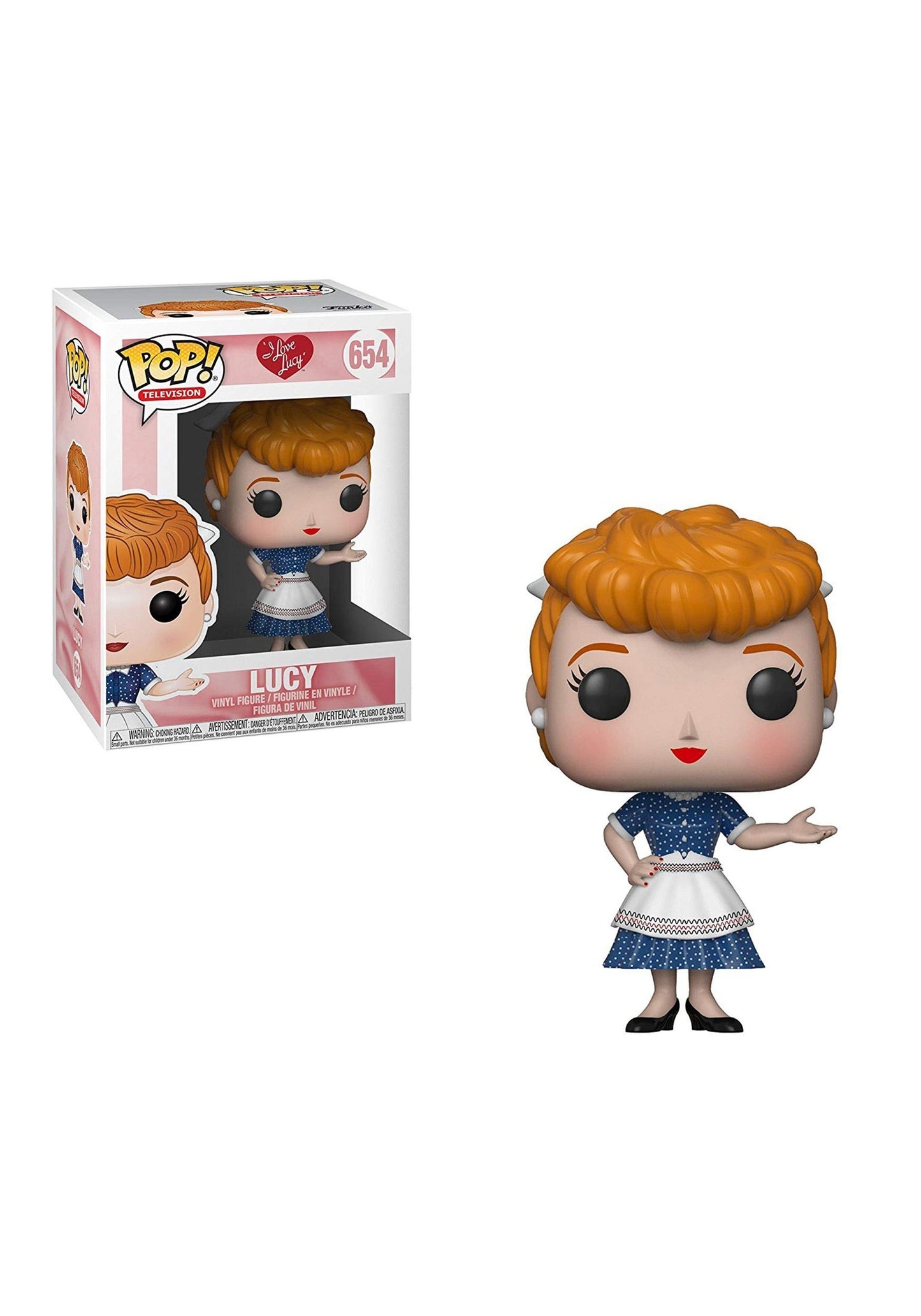 Funko Pop! Tv: I Love Lucy - Lucy Collectible Figure, Multicolor