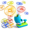 Watudou 15 Pcs Flying Disc Launcher Outdoor Indoor Game Toys Gifts For 3 4 5 6 Year Old Boys Kids, Outdoor Outside Game Toys For