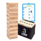Wood City Giant Tumbling Timber Tower Game (Stacking From 2 To 4 Feet), Classic Jumbo Outdoor Game For Adults Kids Family, 54 Pieces Premium Pine Wood Blocks Toy