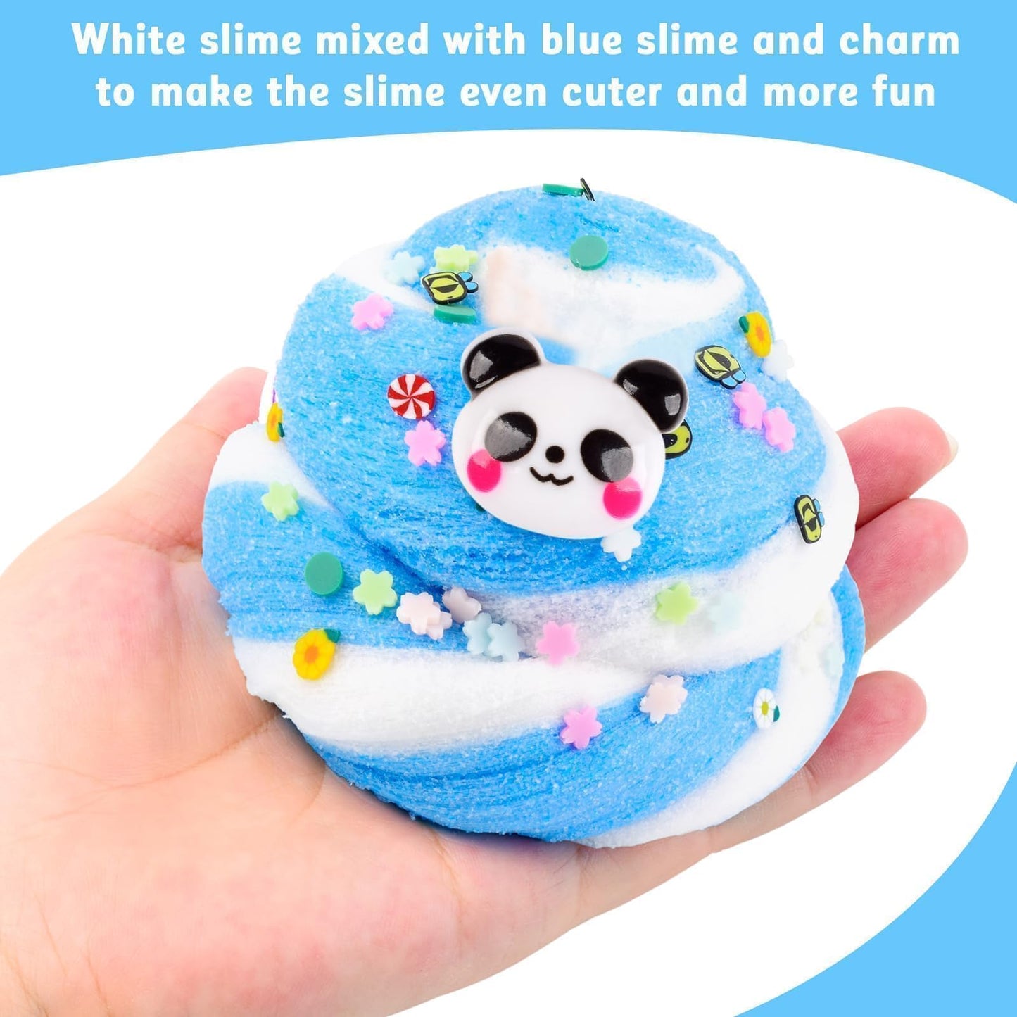 ZHNEHAOKAN Cloud Slime 15-Pack - Colorful Scented Soft Non-Sticky Slime for Kids, Perfect Valentine’s Day Party Favors and Goodie Bag Stuffers