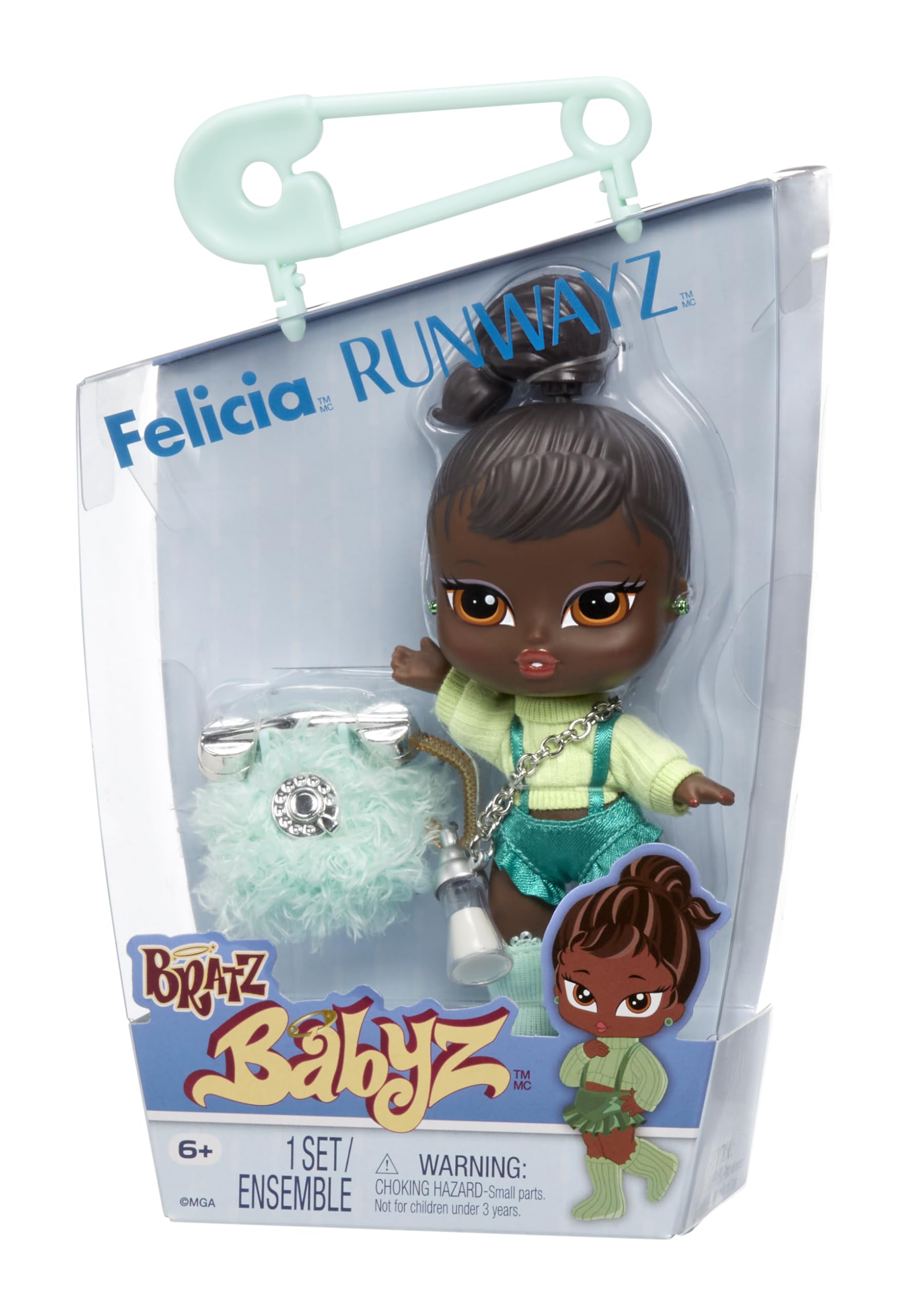 Bratz Babyz Runwayz Felicia Collectible Fashion Doll With Real Fashions