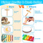 Twefex Kids Drum Set - 9 In 1 Baby Drum Set For Toddlers - Montessori Musical Instruments Toy For Babies - Wooden Xylophone Musi