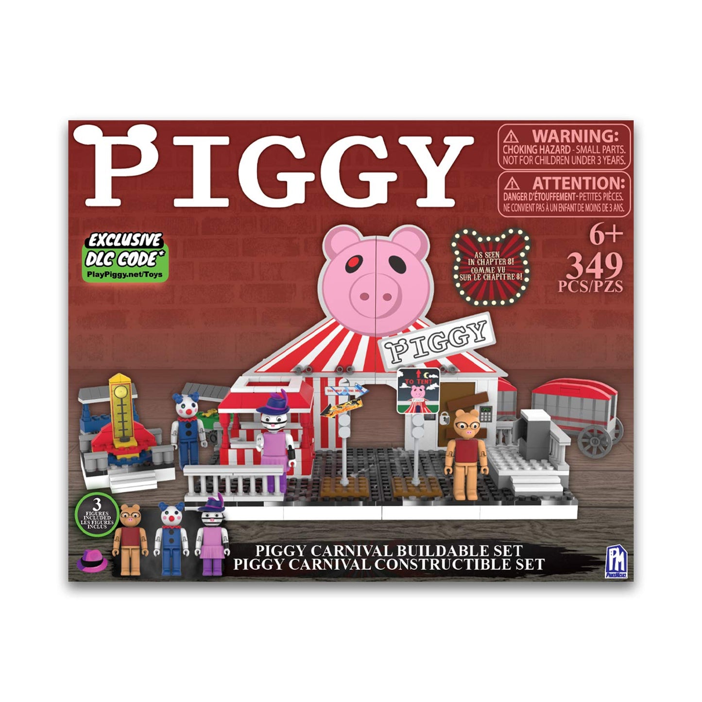 Piggy Deluxe Carnival Construction Set (Includes Dlc Items), 356 Pieces