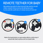 BIGSPINACH Silicone Remote Game Control Teething Toy for Babies 0-12 Months, Black