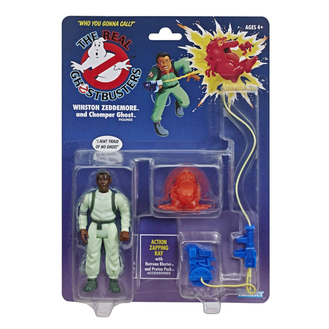 Power Rangers Ghostbusters Kenner Classics Winston Zeddemore And Chomper Ghost Retro Action Figure Toy With Accessories Great Gift For Collectors And Fans