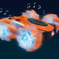 Lexibook - Crosslander Glow-in-The-Dark Radio Control car, Remote Control, Rechargeable, Electronic Action Game, Orange/Black, R