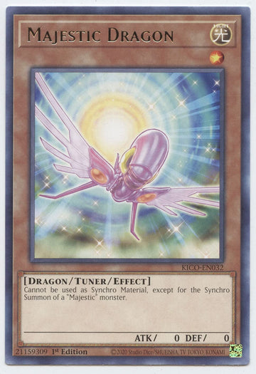 Majestic Dragon - Kico-En032 - Rare - 1St Edition