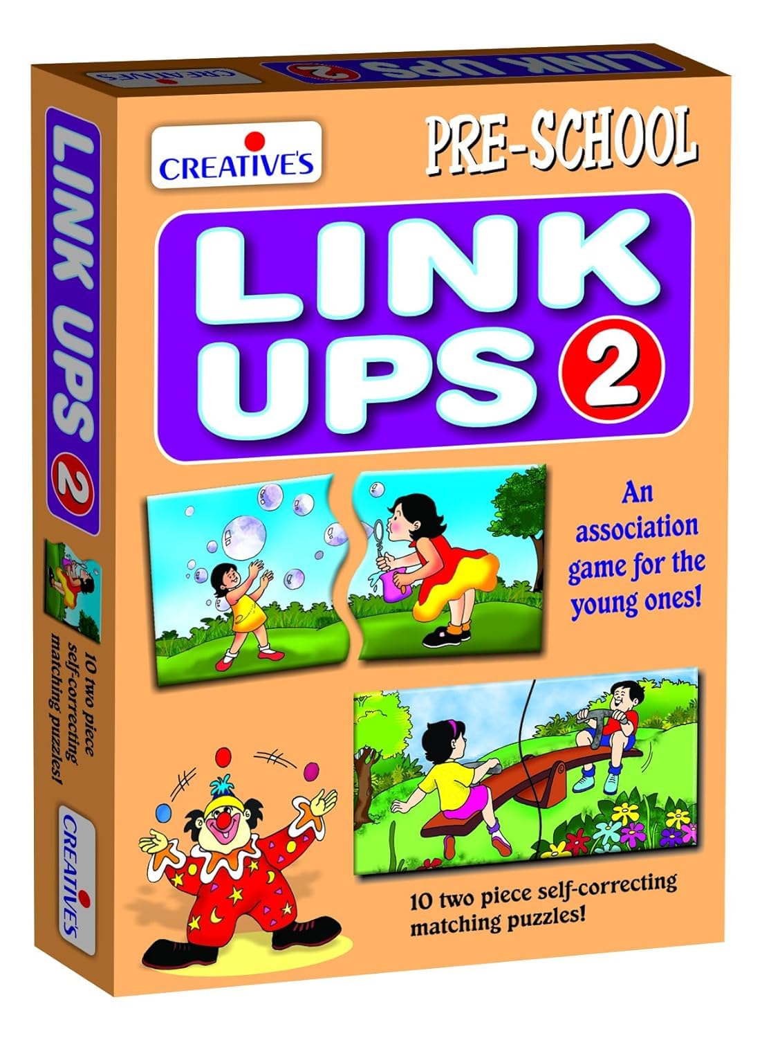 CreativeS  Cre0754 Link Ups 2 Puzzle (MultiColor, 20 Pieces)