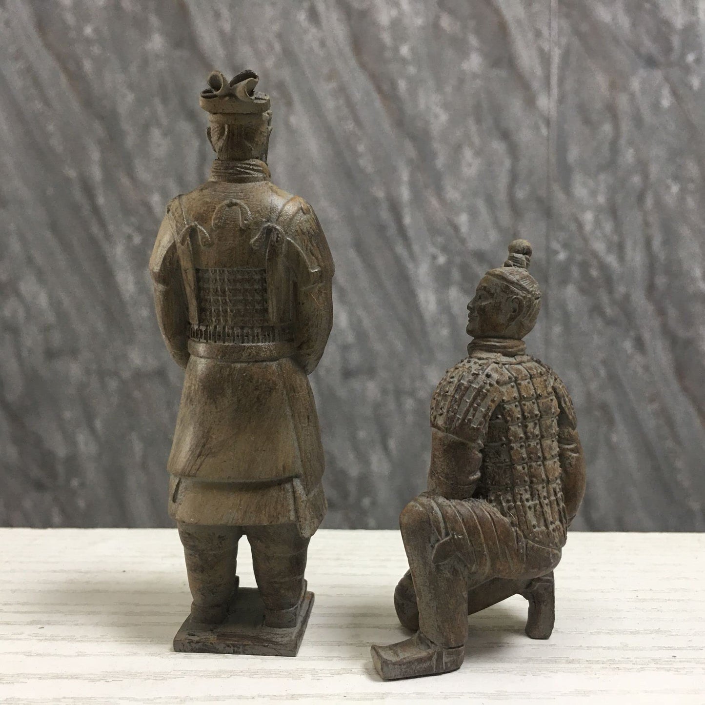 Artgenius Collectibles Terracotta Warriors Figurine Handmade Terracotta Warriors Statue Magnet Gift (4.4In)