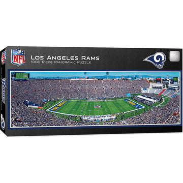 MasterPieces 1000 Piece Sports Jigsaw Puzzle - NFL Los Angeles Rams Center View Panoramic - 13x39