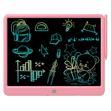 Flueston Lcd Writing Tablet For Kids 15 Inch Colorful Screen Etch A Sketch Drawing Pad, Kids Drawing Tablet Gifts For 3 3+ 4 5 6