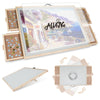 All4Jig 2-In-1 Tilting & Rotating Puzzle Board For Adults Gifts, Wooden Jigsaw Puzzle Table With 4 Drawers, Portable Puzzle Tabl