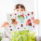 Orgua Make-A-Face Sticker Set, Make A Dessert Ice Cream Stickers For Kids Girls, Diy Craft Stickers Face Stickers, Make Your Own