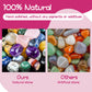 30 Pack Prefilled Valentines Cards & Crystal - Valentines Day Gifts for Kids Classroom - Gem Rock Valentines Day Cards for Kids