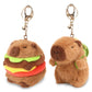 Chdblock 2 Pcs Capybara Plush Keychain Toy, Capybara Stuffed Animals, 7.3 Inch Capybara Plush Toy, Capybara Pendant For Backpack