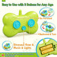 Lehoo Castle Remote Control Car for Toddlers, Rechargeable RC Cars for Toddler Toys 2-3, Dinosaur Toys for Ages 2-4 with Lights
