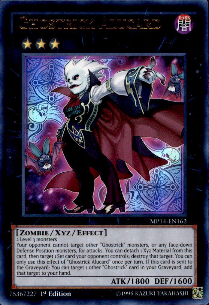 Yu-Gi-Oh! - Ghostrick Alucard (Mp14-En162) - Mega Pack 2014-1St Edition - Ultra Rare