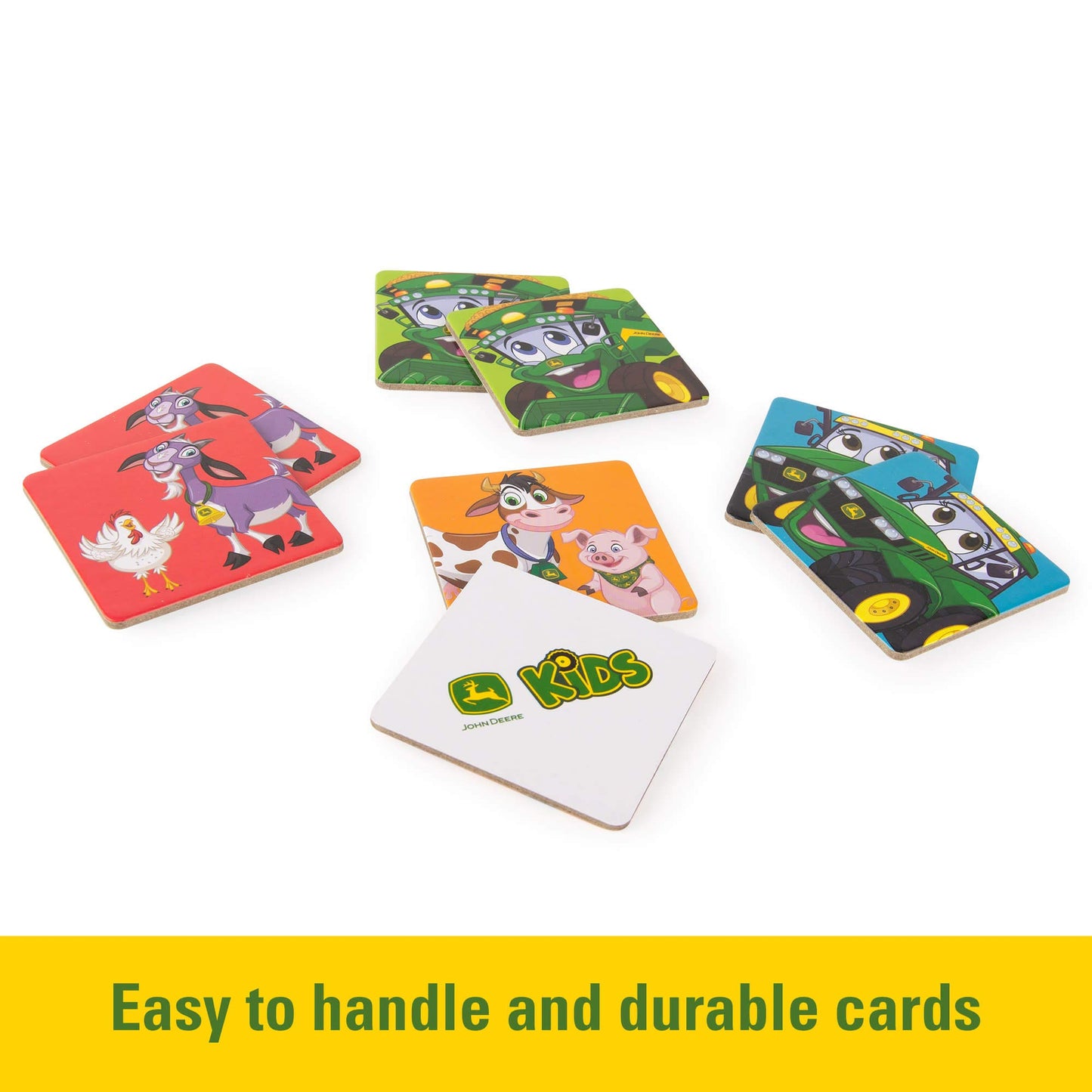 John Deere Kids Matching Game - Farm Themed Memory Game For Toddlers And Kids - John Deere Toys - Preschool Games And Learning A