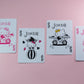Bicycle Hello Kitty Playing Cards, Black & Pink, 1 Deck