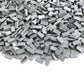Light Bluish Gray 1×2 Tile ×700 Parts And Pieces Flat Moc Bricks, Bulk Building Blocks For Smooth Surface Wall Floor, Toy Accessories Compatible With Major Brands