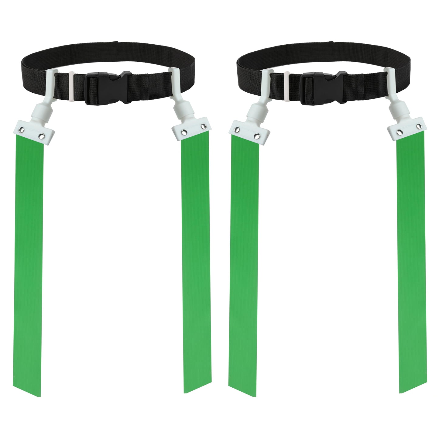 Gameday 2 Player Pop Flag Football Set-Complete W/Flags & Belts (Green)