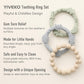 Yiveko Baby Teether Rings Silicone Teethers For Babies Multi Use Baby Toy Rings Teething Toys For Infants Baby Chew Toys Baby Te