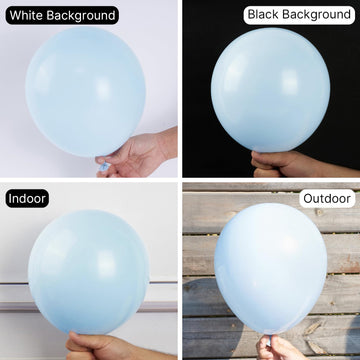 Partywoo Baby Blue Balloons 100 Pcs Blue Balloons Light Blue Balloons Different Sizes Pack Of 18 12 10 5 Inch Pastel Blue Balloon Arch Kit Garland For Boy'S Baby Shower Party Decorations Blue-Q13